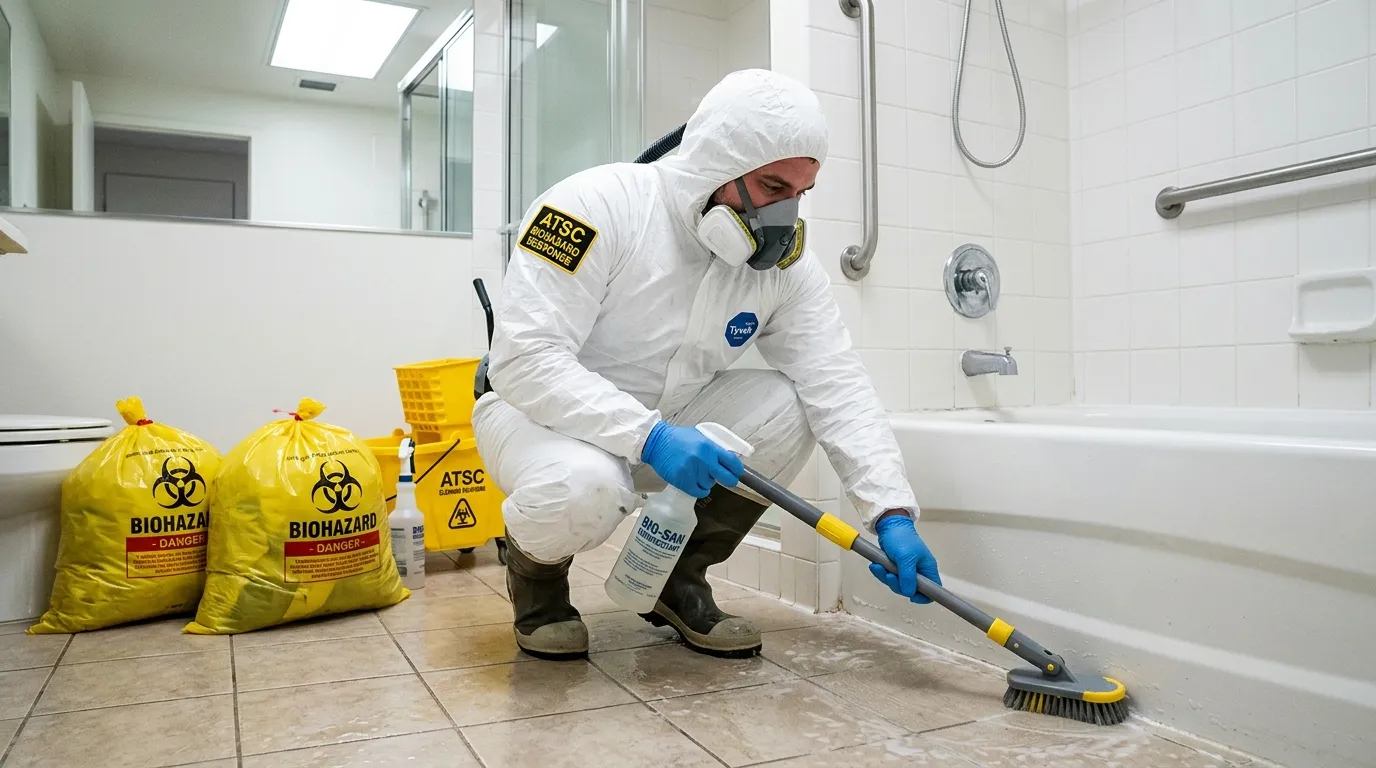 Decontamination equipment deployed for Blood Cleanup in Beecher